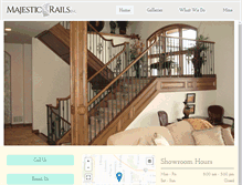 Tablet Screenshot of majesticrails.com